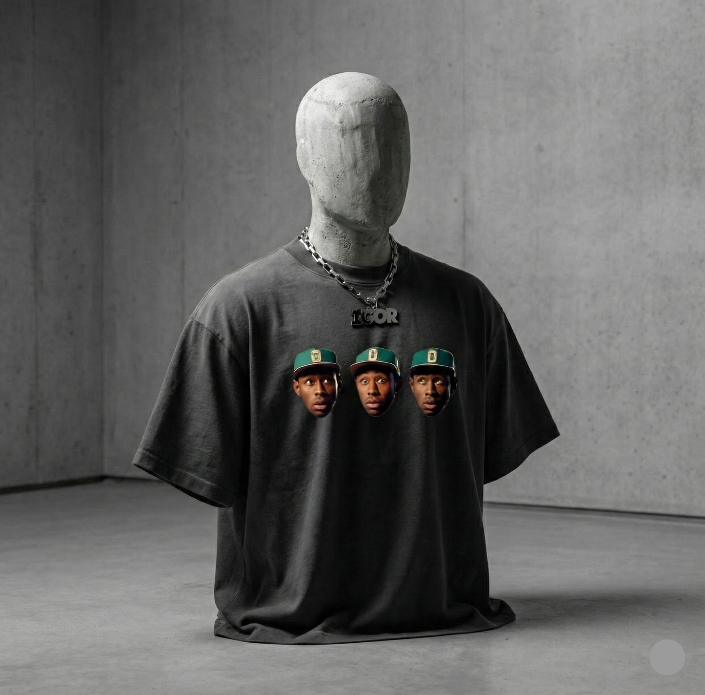 T-Shirt Creator — The Trio Portrait (Washed Black)