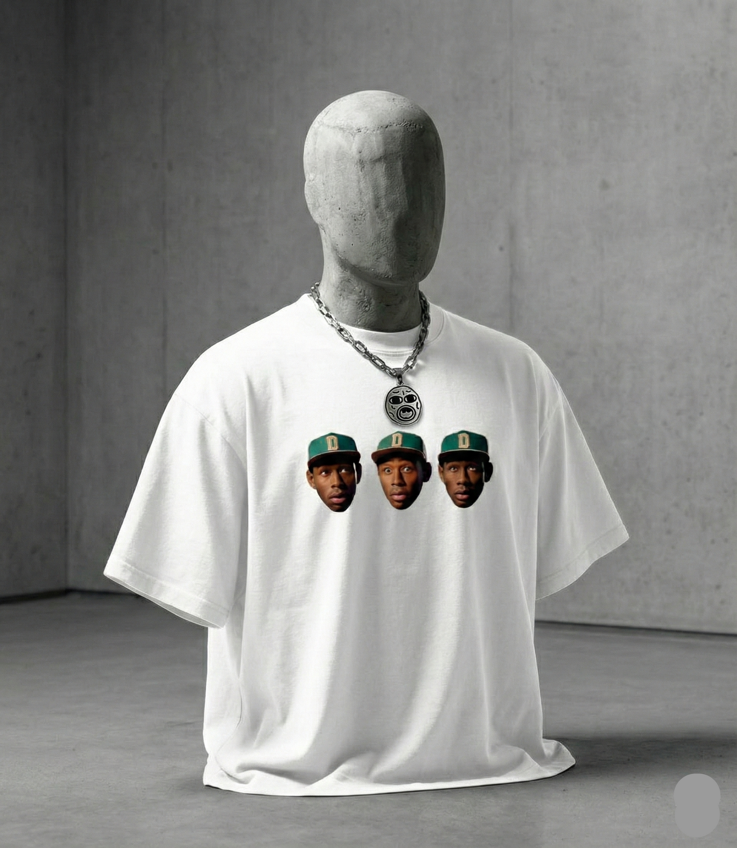 T-Shirt Creator — The Trio Portrait (Washed Black)