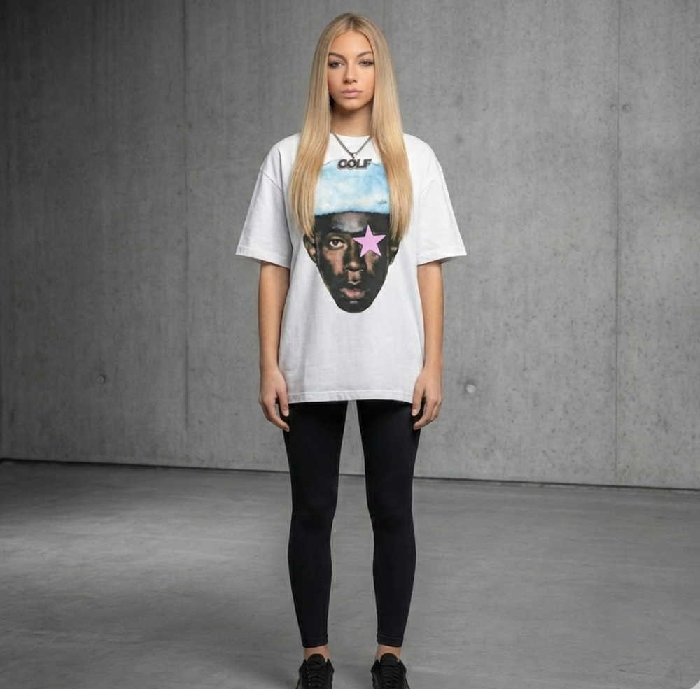 T-Shirt Creator — Harajuku High Street (White) - Detalhe 2