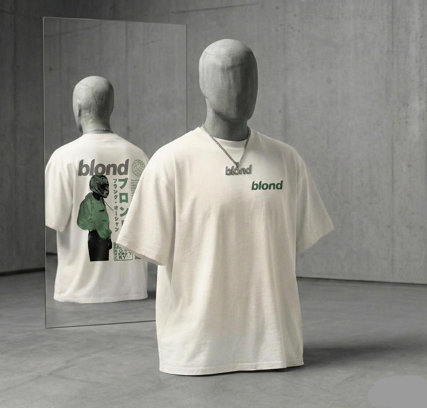 Camisa Boxy "Green Silhouette" Concept - Heavyweight Edition